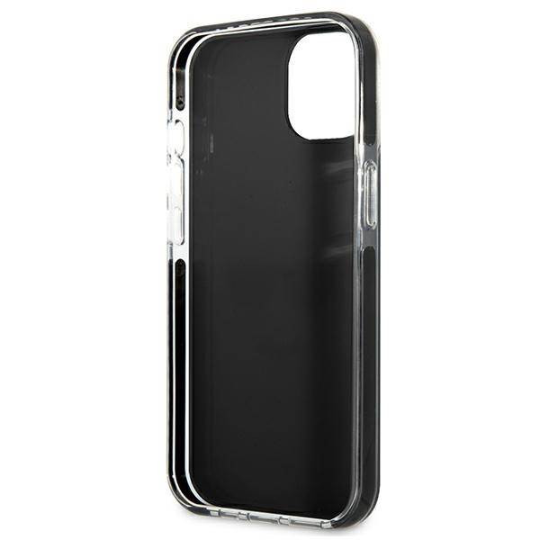 Karl Lagerfeld KLHCP13STPEIKK iPhone 13 mini 5,4" keménytok fekete ikonikus Karl Lagerfeld tok