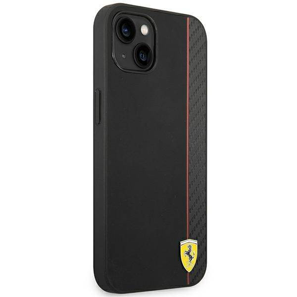Ferrari FEHCP14MAXBK iPhone 14 Plus 6.7" fekete keménytok Carbon