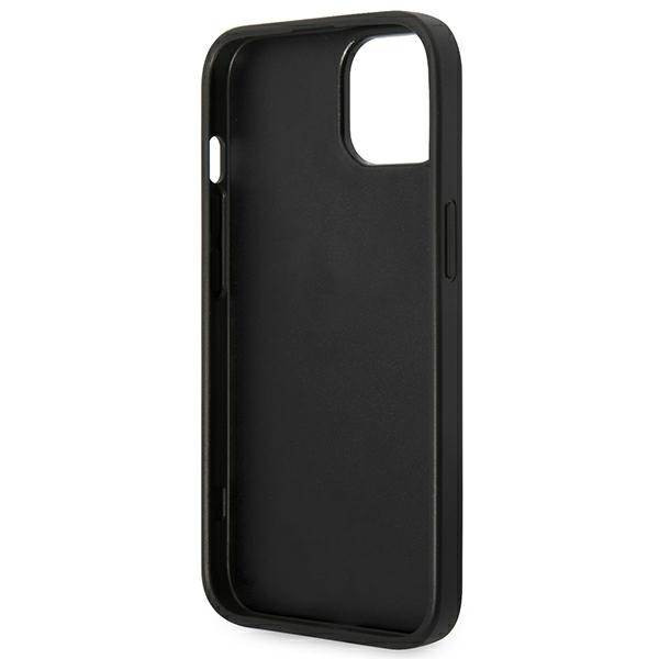 Guess GUHCP14MHGGSHK iPhone 14 Plus 6.7" fekete keménytok Glitter Script