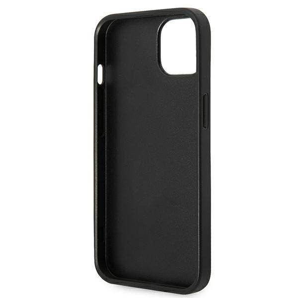 Karl Lagerfeld KLHCP14MSAPKHG iPhone 14 Plus 6,7" ezüst keménytok Saffiano Karl's Head Patch