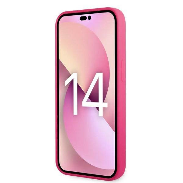 Karl Lagerfeld KLHCP14MSRSGRCF iPhone 14 Plus 6,7" keménytok rózsaszín szilikon RSG