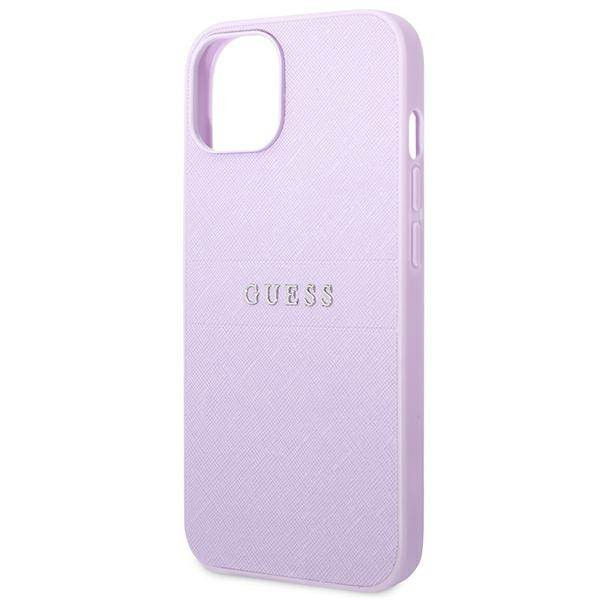 Guess GUHCP14MPSASBPU iPhone 14 Plus 6.7" lila szafiano pántos tok