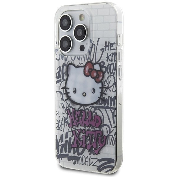 Hello Kitty HKHCP15LHDGPHT iPhone 15 Pro 6.1" fehér keménytok IML Kitty On Bricks Graffiti IML Kitty On Bricks Graffiti Hello Kitty HKHCP15LHDGPHT iPhone 15 Pro 6.1" fehér keménytok IML Kitty On Bricks Graffiti IML Kitty On Bricks Graffiti