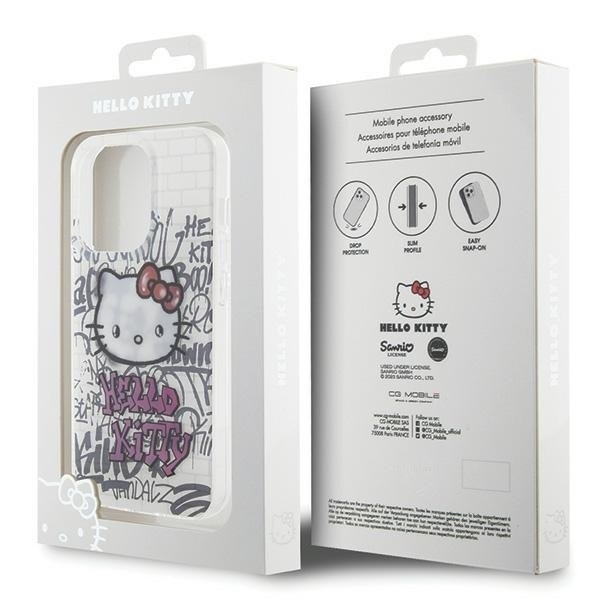Hello Kitty HKHCP15LHDGPHT iPhone 15 Pro 6.1" fehér keménytok IML Kitty On Bricks Graffiti IML Kitty On Bricks Graffiti Hello Kitty HKHCP15LHDGPHT iPhone 15 Pro 6.1" fehér keménytok IML Kitty On Bricks Graffiti IML Kitty On Bricks Graffiti