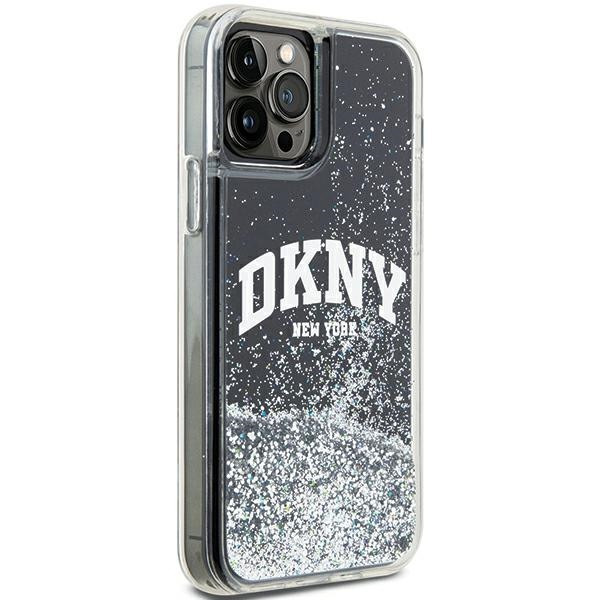 DKNY DKHCP12MLBNAEK Liquid Glitter Big Logo tok iPhone 12/12 Pro - fekete