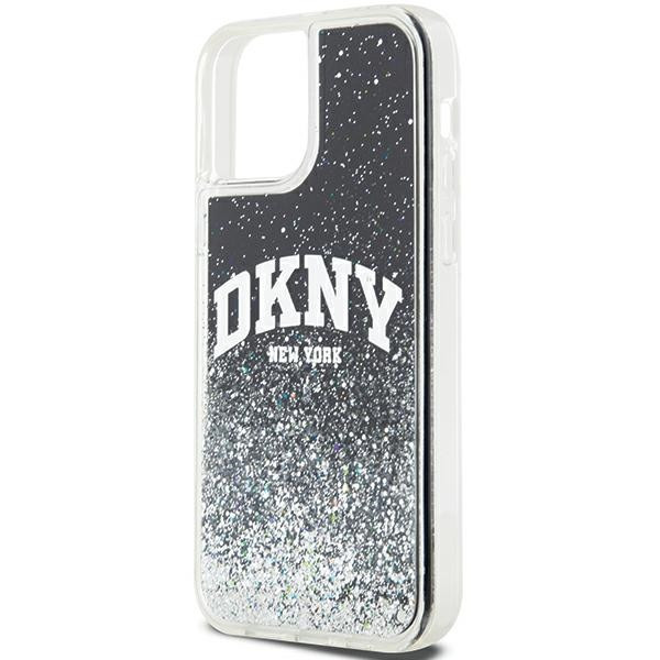 DKNY DKHCP12MLBNAEK Liquid Glitter Big Logo tok iPhone 12/12 Pro - fekete