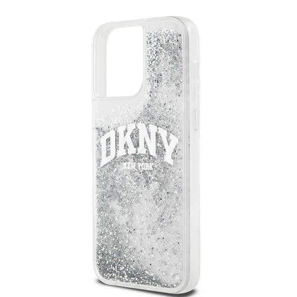 DKNY DKHCP15LLBNAET Liquid Glitter Big Logo tok iPhone 15 Pro - fehér DKNY DKHCP15LLBNAET Liquid Glitter Big Logo tok iPhone 15 Pro - fehér