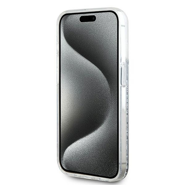 Karl Lagerfeld KLHMP15LLGCHSGH Liquid Glitter Choupette Head MagSafe-kompatibilis tok iPhone 15 Pro - átlátszó Karl Lagerfeld KLHMP15LLGCHSGH Liquid Glitter Choupette Head MagSafe-kompatibilis tok iPhone 15 Pro - átlátszó