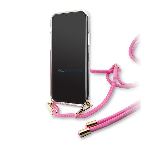 Guess GUHCN65WO4GPI iPhone 11 Pro Max rózsaszín kemény tok 4G Gradient Guess GUHCN65WO4GPI iPhone 11 Pro Max rózsaszín kemény tok 4G Gradient