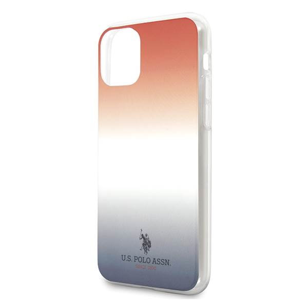 US Polo USHCN65TRDGRB iPhone 11 Pro Max kék és piros Gradient Pattern Collection tok US Polo USHCN65TRDGRB iPhone 11 Pro Max kék és piros Gradient Pattern Collection tok