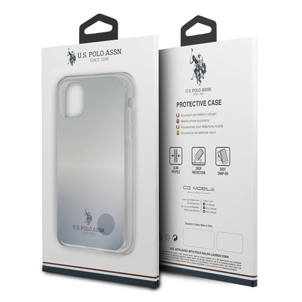US Polo USHCN65TRDGLB iPhone 11 Pro Max kék Gradient Pattern Collection tok US Polo USHCN65TRDGLB iPhone 11 Pro Max kék Gradient Pattern Collection tok
