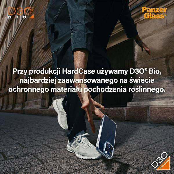 PanzerGlass HardCase MagSafe-kompatibilis tok iPhone 15 Pro - átlátszó PanzerGlass HardCase MagSafe-kompatibilis tok iPhone 15 Pro - átlátszó