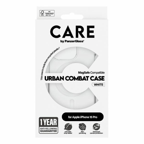 CARE by PanzerGlass Urban Combat MagSafe tok iPhone 15 Pro - fehér CARE by PanzerGlass Urban Combat MagSafe tok iPhone 15 Pro - fehér