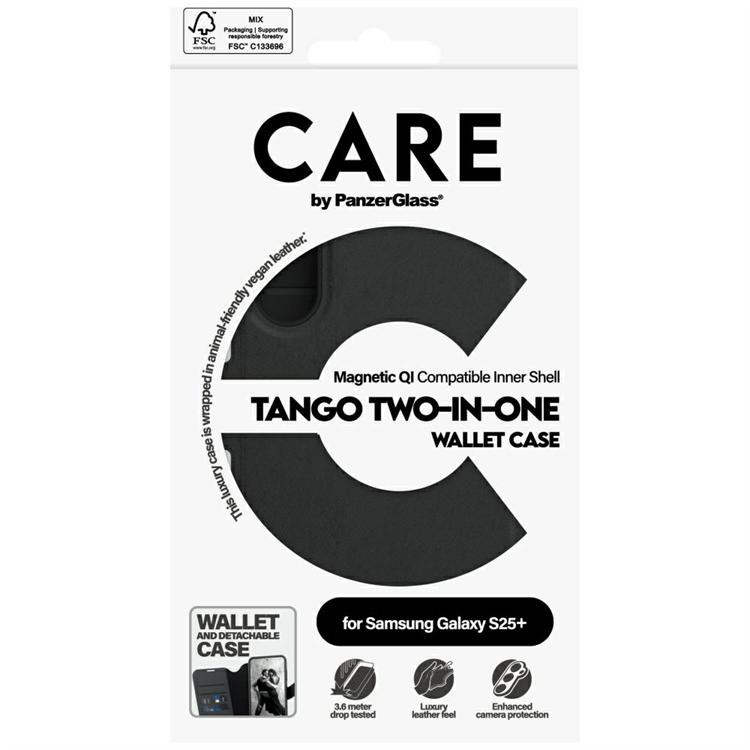 PanzerGlass Tango kinyitható tok Samsung Galaxy S25 Plus - fekete PanzerGlass Tango kinyitható tok Samsung Galaxy S25 Plus - fekete