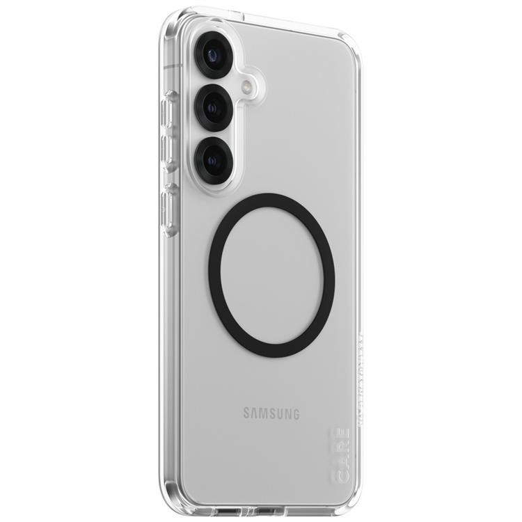 PanzerGlass Flagship Urban Combat Black QI MagSafe-kompatibilis tok Samsung Galaxy S25 Plus - átlátszó