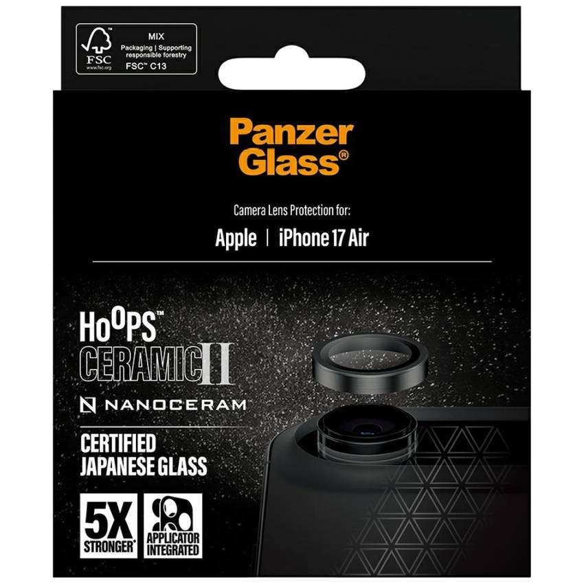 PanzerGlass Hoops Ceramic II lencseüveg iPhone Air készülékhez