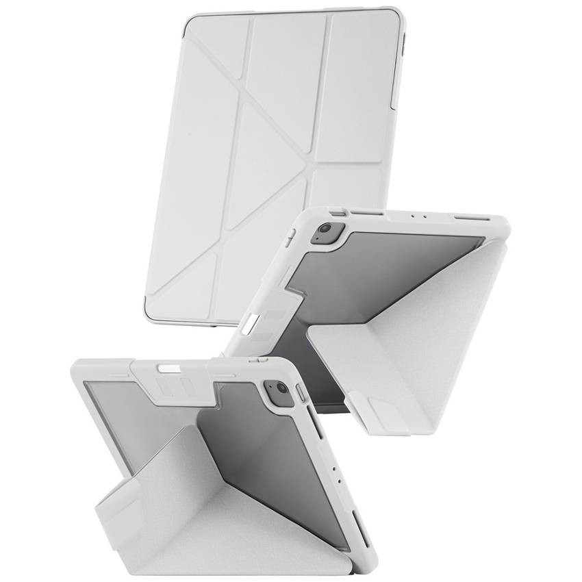 Care by PanzerGlass Y hajtogatott tok iPad Air 13" (2024/2025) világosszürke tokhoz