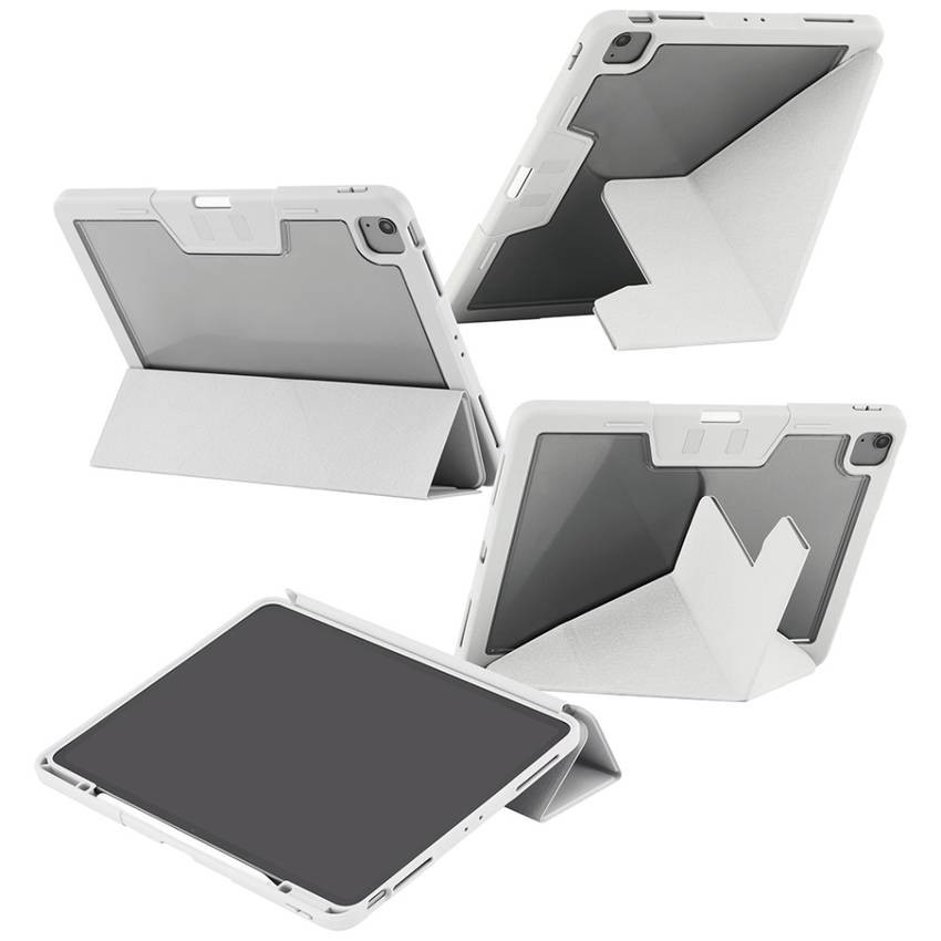Care by PanzerGlass Y hajtogatott tok iPad Air 13" (2024/2025) világosszürke tokhoz
