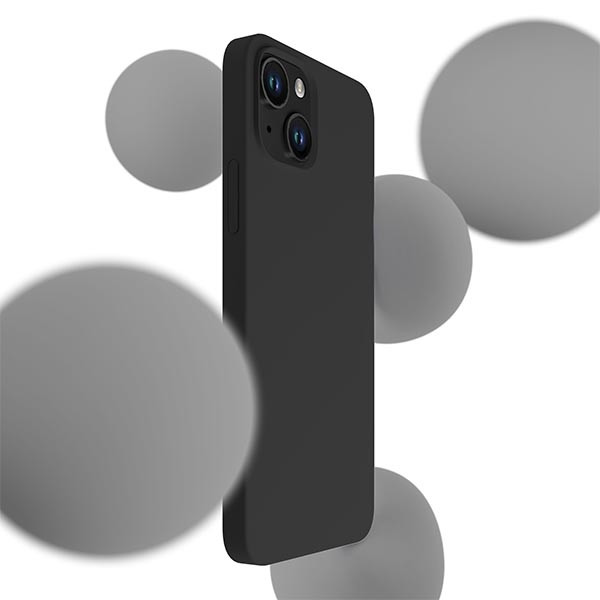 3MK szilikon tok iPhone 14 Plus 6.7" fekete