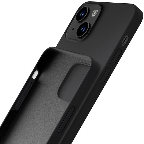 3MK szilikon tok iPhone 14 Plus 6.7" fekete