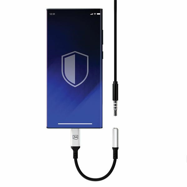 3MK Adapter USB-C - 3,5 mm-es jack csatlakozó fekete 3MK Adapter USB-C - 3,5 mm-es jack csatlakozó fekete