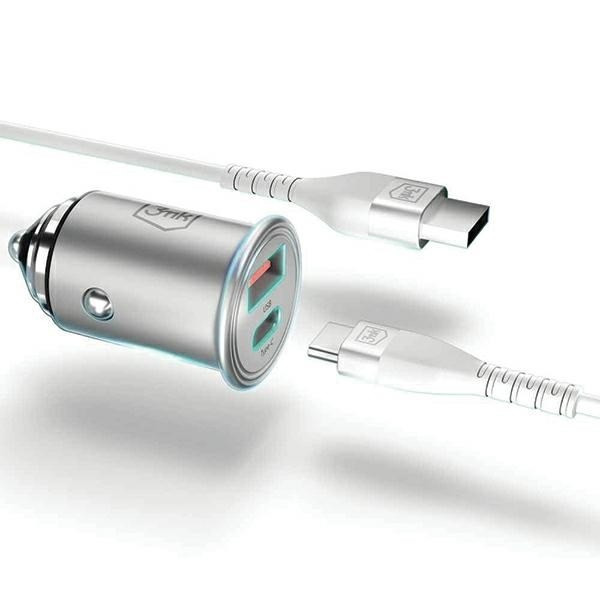 3MK HyperCar töltő 45W Ładowarka samochodowa 1xUSB-A + 1xUSB-C 3MK HyperCar töltő 45W Ładowarka samochodowa 1xUSB-A + 1xUSB-C