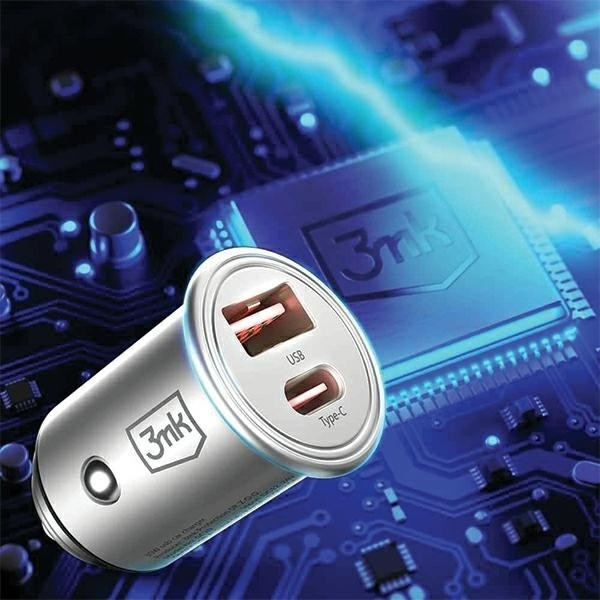3MK HyperCar töltő 45W Ładowarka samochodowa 1xUSB-A + 1xUSB-C 3MK HyperCar töltő 45W Ładowarka samochodowa 1xUSB-A + 1xUSB-C