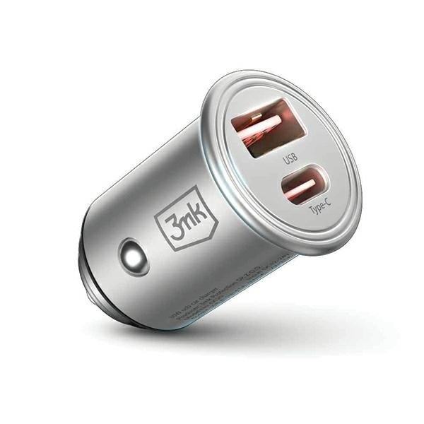 3MK HyperCar töltő 45W Ładowarka samochodowa 1xUSB-A + 1xUSB-C 3MK HyperCar töltő 45W Ładowarka samochodowa 1xUSB-A + 1xUSB-C