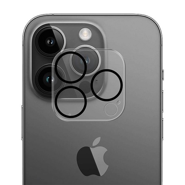 3MK Lens Pro Full Cove iPhone 11 Pro/11 Pro Max edzett üveg kameralencséhez rögzítőkerettel 1db