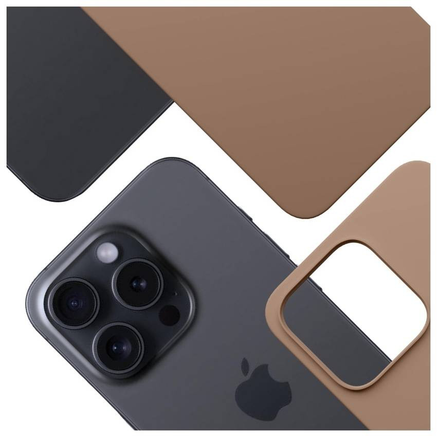 3MK Hardy MagSilicone tok Apple iPhone 15 Pro Sötétarany 3MK Hardy MagSilicone tok Apple iPhone 15 Pro Sötétarany
