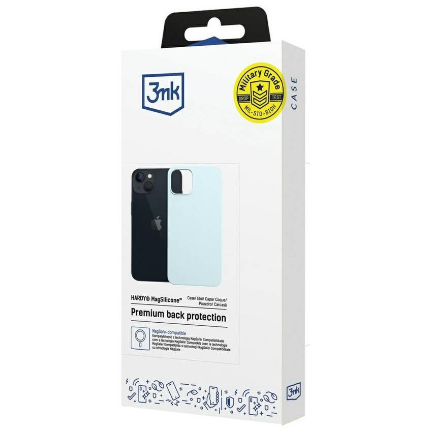3MK Hardy MagSilicone tok Apple iPhone 14 Plus kék színhez