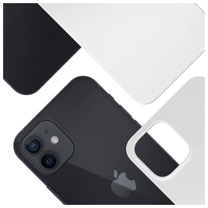 3MK Hardy MagSilicone tok Apple iPhone 12 fehér színű készülékhez