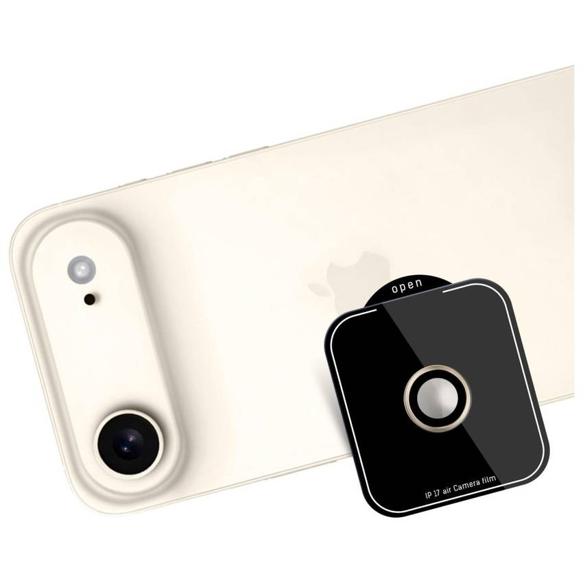 Kamera lencsevédelem 3MK Lens Protection Pro Apple iPhone Air készülékhez arany színű