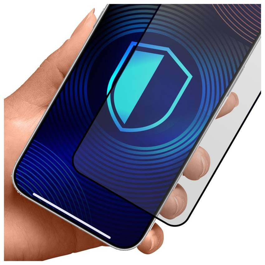 Adatvédelmi üveg 3MK HardGlass Matt Max Privacy az Apple iPhone Air készülékhez Adatvédelmi üveg 3MK HardGlass Matt Max Privacy az Apple iPhone Air készülékhez