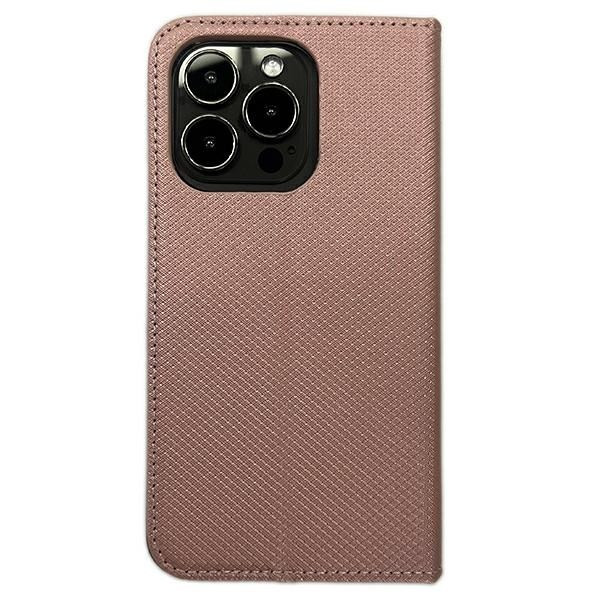 Etui Smart mágneses könyvtok Samsung S24 S921 rózsaarany Etui Smart mágneses könyvtok Samsung S24 S921 rózsaarany
