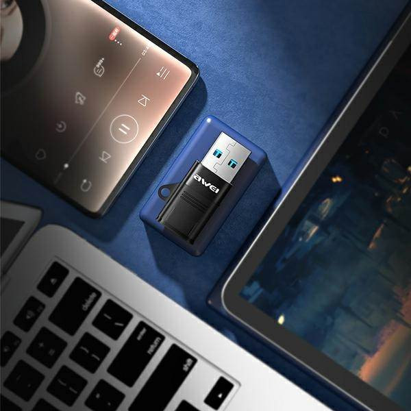 AWEI adapter CL-13 USB-C/USB-A fekete AWEI adapter CL-13 USB-C/USB-A fekete