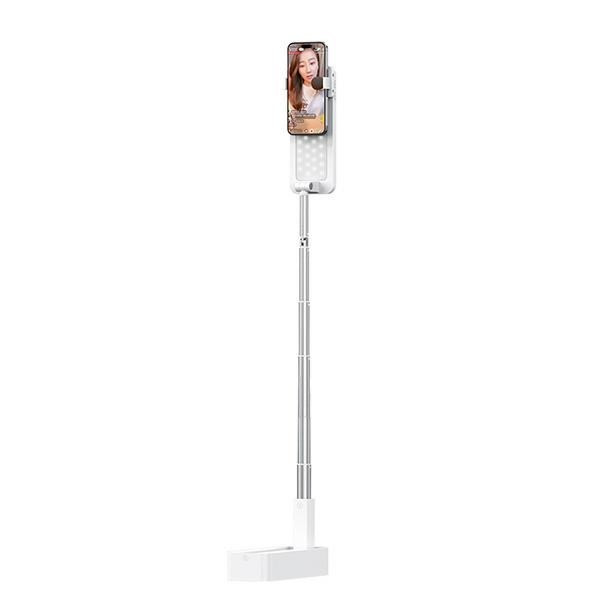 USAMS ZB26501 Multifunkcionális telefontartó LED lámpával - fehér USAMS ZB26501 Multifunkcionális telefontartó LED lámpával - fehér