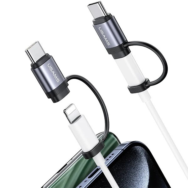 USAMS adapter AU17 Lightning - USB-C 30W acél SJ677LN01 (US-SJ677) USAMS adapter AU17 Lightning - USB-C 30W acél SJ677LN01 (US-SJ677)