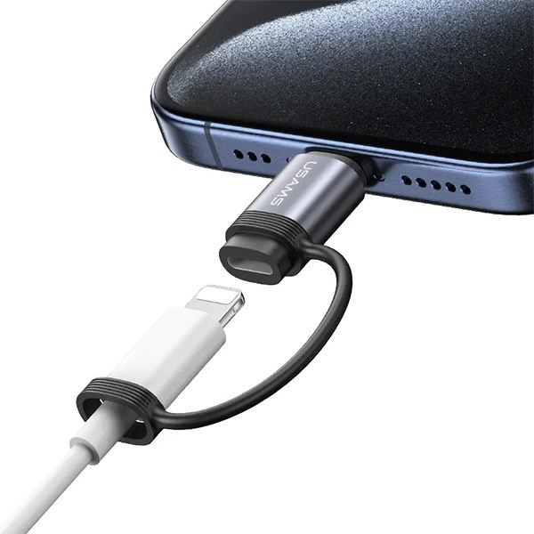 USAMS adapter AU17 Lightning - USB-C 30W acél SJ677LN01 (US-SJ677) USAMS adapter AU17 Lightning - USB-C 30W acél SJ677LN01 (US-SJ677)