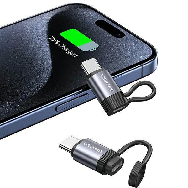 USAMS adapter AU17 Lightning - USB-C 30W acél SJ677LN01 (US-SJ677) USAMS adapter AU17 Lightning - USB-C 30W acél SJ677LN01 (US-SJ677)