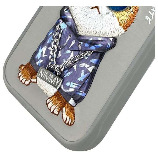 Nimmy Glasses Cool Cat tok iPhone 15 Pro - szürke