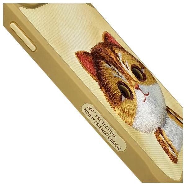 Nimmy Big Eyed Pet 2.0 Cat tok iPhone 15 Pro - bézs Nimmy Big Eyed Pet 2.0 Cat tok iPhone 15 Pro - bézs