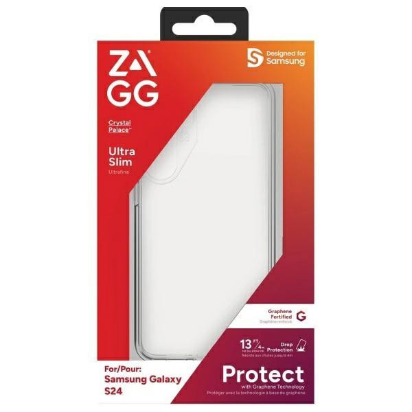 ZAGG Crystal Palace tok Samsung Galaxy S24 - átlátszó ZAGG Crystal Palace tok Samsung Galaxy S24 - átlátszó