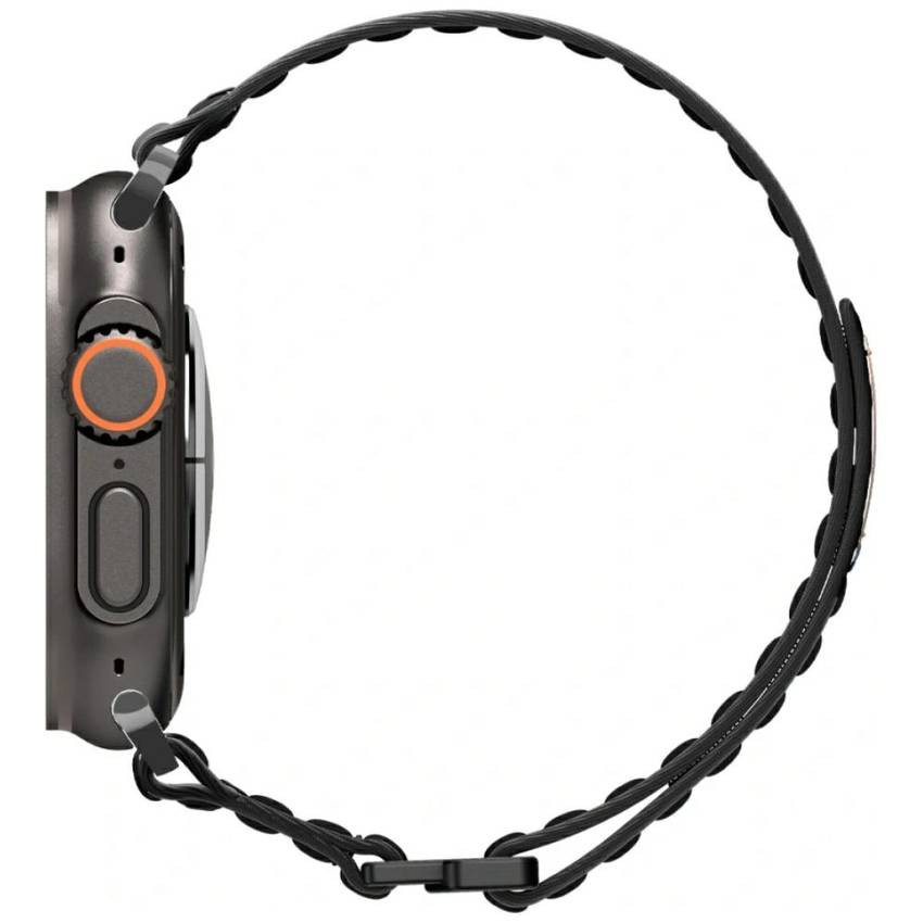 Spigen WBF0 szíj Apple Watch 8/9/10/11/SE/Ultra (44/45/46/49mm) fekete Spigen WBF0 szíj Apple Watch 8/9/10/11/SE/Ultra (44/45/46/49mm) fekete