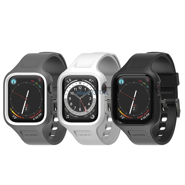 Araree tok övvel Duple Pro Apple Watch 44/45mm fehér AR70-01866B