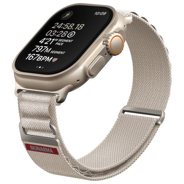 Skinarma Kobu csereszíj Apple Watch 44/45/49mm - törtfehér Skinarma Kobu csereszíj Apple Watch 44/45/49mm - törtfehér