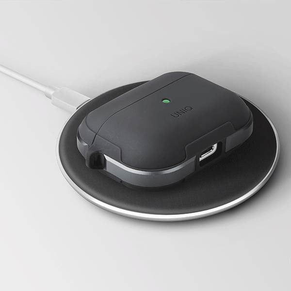 UNIQ Tok Valencia AirPods Pro fekete antimikrobiális UNIQ Tok Valencia AirPods Pro fekete antimikrobiális