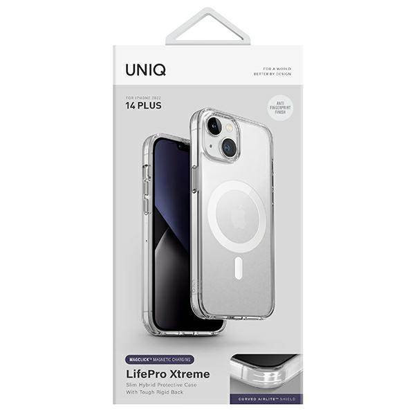 UNIQ etui LifePro Xtreme iPhone 14 Plus 6,7" Magclick Charging átlátszó tok UNIQ etui LifePro Xtreme iPhone 14 Plus 6,7" Magclick Charging átlátszó tok