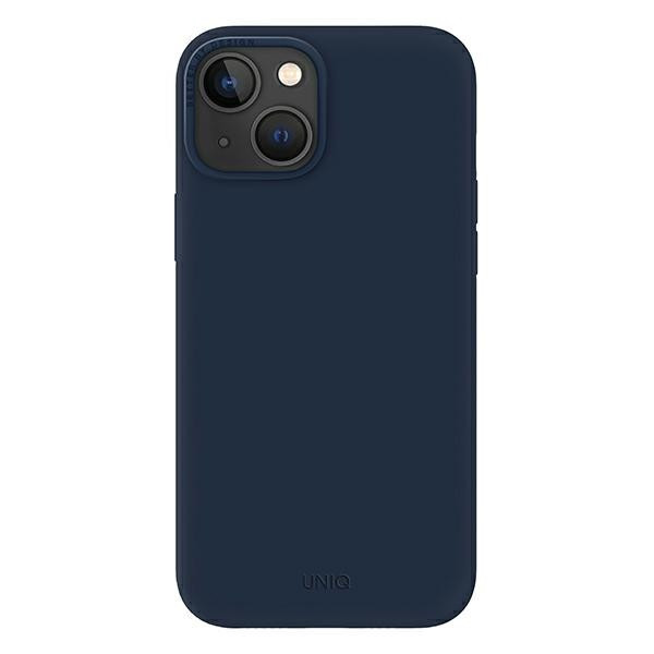 UNIQ etui Lino iPhone 14 Plus 6.7" tengeri kék tok