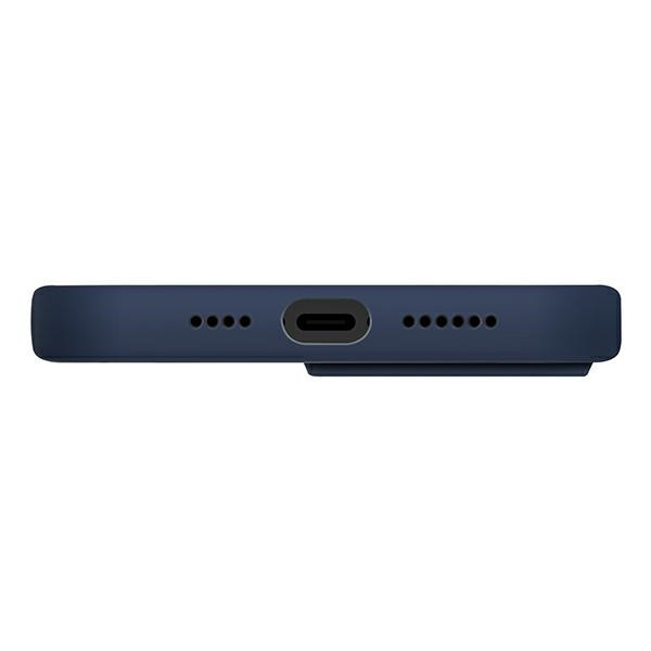 UNIQ etui Lino iPhone 14 Plus 6.7" tengeri kék tok